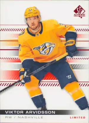 2019-20 SP AUTHENTIC - VIKTOR ARVIDSSON #46 LIMITED RED