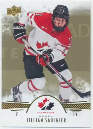 2016 TEAM CANADA JUNIORS - JILLIAN SAULNIER #6 GOLD