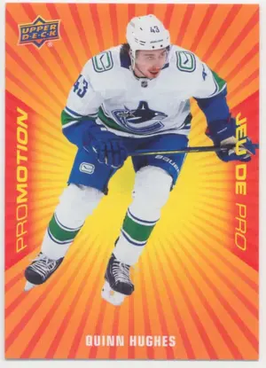 2021-22 TIM HORTONS - QUINN HUGHES #PP-2 PROMOTION