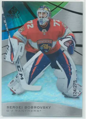 2019-20 SP GAME USED - SERGEI BOBROVSKY #78 RAINBOW 124/275