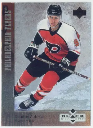 1996-97 BLACK DIAMOND - DAINIUS ZUBRUS #68 RC