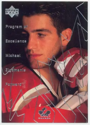 1998-99 UPPER DECK - MICHAEL ZIGOMANIS #412 PROGRAM OF EXCELLENCE RC