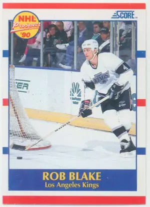 1990-91 SCORE - ROB BLAKE #421 RC