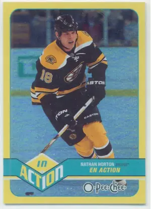 2011-12 O-PEE-CHEE - NATHAN HORTON #A2 IN ACTION