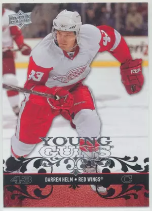 2008-09 UPPER DECK - DARREN HELM #213 YOUNG GUNS