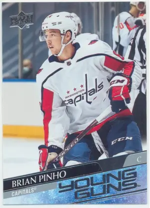 2020-21 UPPER DECK - BRIAN PINHO #475 YOUNG GUNS