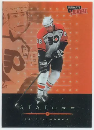1999-00 ULTIMATE VICTORY - ERIC LINDROS STATURE #S9