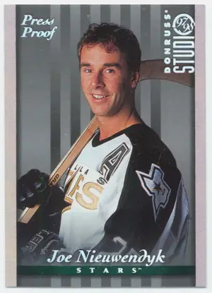 1997-98 DONRUSS STUDIO - JOE NIEUWENDYK #55 PRESS PROOF /1000⚠️