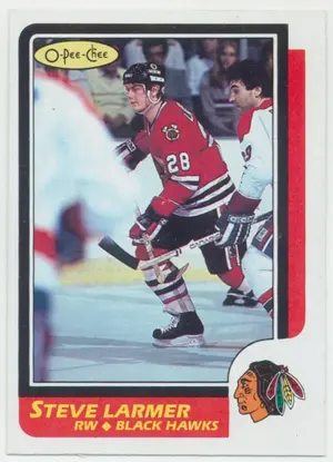 1986-87 O-PEE-CHEE - STEVE LARMER #139