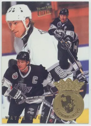 1994-95 FLEER ULTRA - WAYNE GRETZKY #4 SCORING KING
