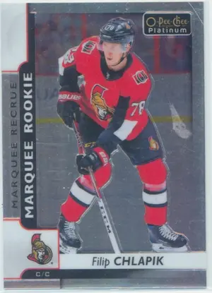 2017-18 O-PEE-CHEE PLATINUM - FILIP CHLAPIK #159 ROOKIE