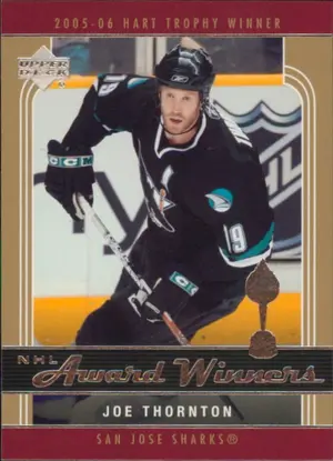 2006-07 UPPER DECK - JOE THORNTON #AW1 AWARD WINNERS