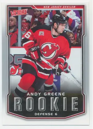 2007-08 VICTORY - ANDY GREENE #229 ROOKIE