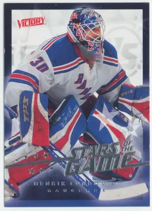 2008-09 VICTORY - HENRIK LUNDQVIST #SG-9 STARS OF THE GAME