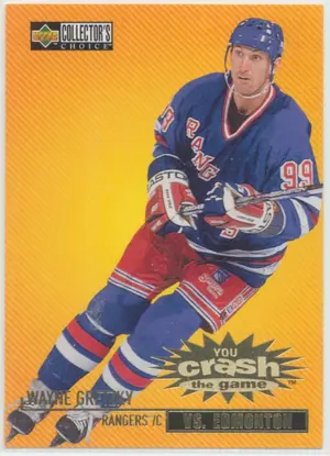 1997-98 COLLECTOR'S CHOICE - WAYNE GRETZKY #C1 YOU CRASH THE GAME