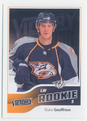 2011-12 VICTORY - BLAKE GEOFFRION #223 ROOKIE