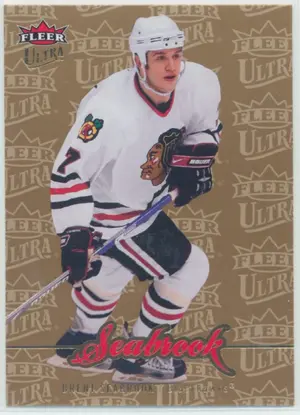 2007-08 FLEER ULTRA - BRENT SEABROOK #156 GOLD MEDALLION