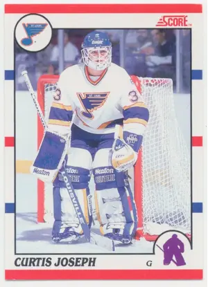 1990-91 SCORE - CURTIS JOSEPH #151 RC
