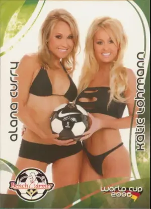 2006 Benchwarmer World Cup - Katie Lohmann/Alana Curry #H79 SP!