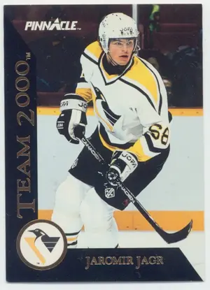 1992-93 PINNACLE (USA) - JAROMIR JAGR #15 TEAM 2000