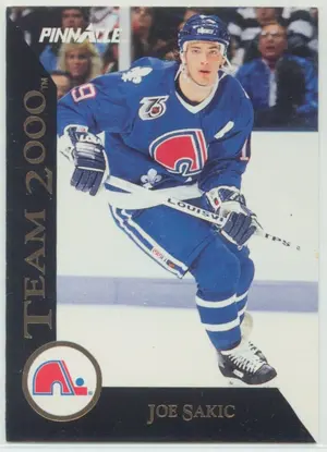 1992-93 PINNACLE (USA) - JOE SAKIC #21 TEAM 2000