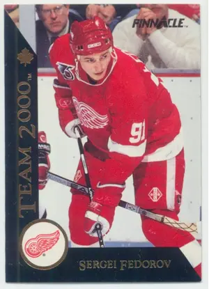 1992-93 PINNACLE (CDN) - SERGEI FEDOROV #30 TEAM 2000