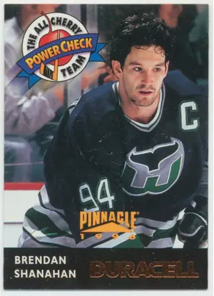 1996-97 PINNACLE DURACELL THE ALL CHERRY TEAM - BRENDAN SHANAHAN #DC12