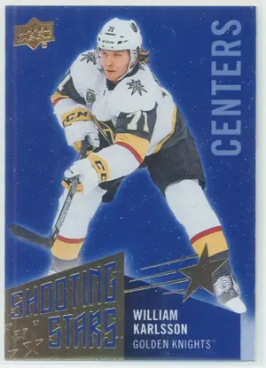 2018-19 UPPER DECK - WILLIAM KARLSSON #SSC-3 SHOOTING STARS