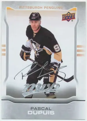 2014-15 MVP - PASCAL DUPUIS #114 SILVER SCRIPT⚠️