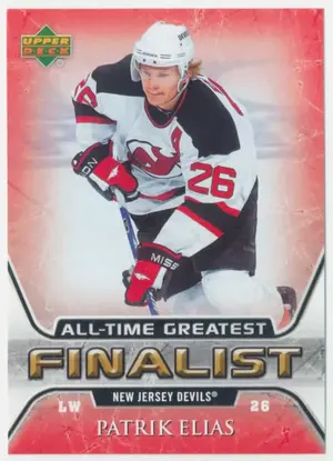 2005-06 UPPER DECK - PATRIK ELIAS #36 ALL-TIME GREATEST FINALIST