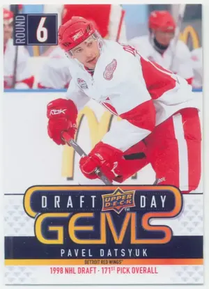 2009-10 UPPER DECK - PAVEL DATSYUK #GEM2 DRAFT DAY GEMS
