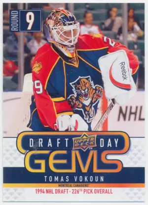 2009-10 UPPER DECK - TOMAS VOKOUN #GEM20 DRAFT DAY GEMS