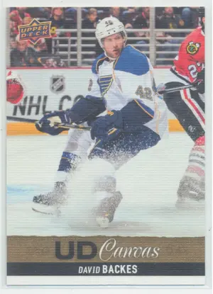 2013-14 UPPER DECK - DAVID BACKES #C175 CANVAS