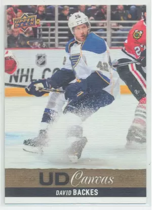 2013-14 UPPER DECK - DAVID BACKES #C175 CANVAS