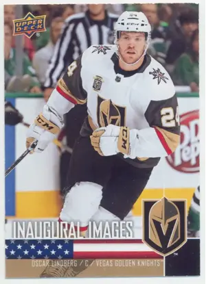 2018 UPPER DECK INAUGURAL IMAGES - OSCAR LINDBERG #LV-7