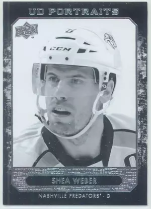 2014-15 UPPER DECK - SHEA WEBER #P-14 UD PORTRAITS