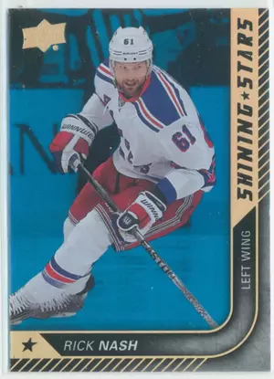 2015-16 UPPER DECK - RICK NASH #SS-39 SHINING STARS ROYAL BLUE