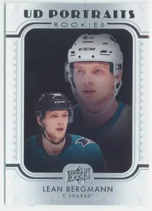 2019-20 UPPER DECK - LEAN BERGMANN #P-99 UD PORTRAITS ROOKIES