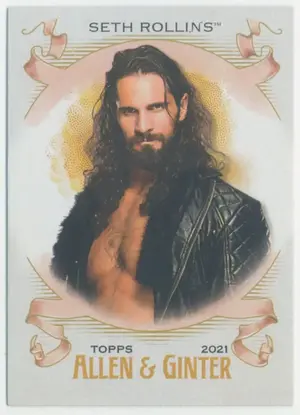 2021 Topps Heritage WWE - Seth Rollins #AG-20 Allen & Ginter