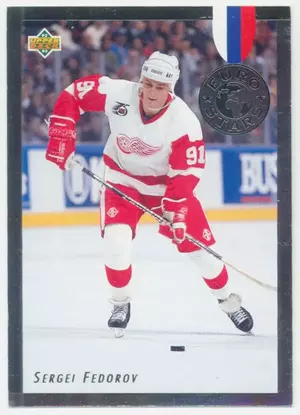 1992-93 UPPER DECK - SERGEI FEDOROV #E1 EURO STARS⚠️