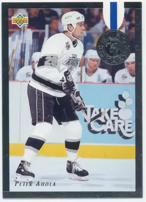 1992-93 UPPER DECK - PETER AHOLA #E5 EURO STARS