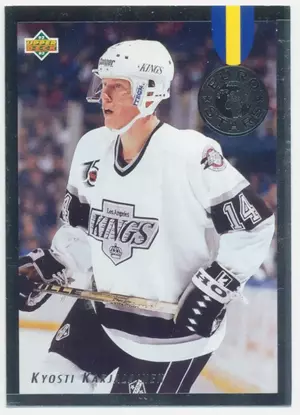 1992-93 UPPER DECK - KYOSTI KARJALAINEN #E6 EURO STARS