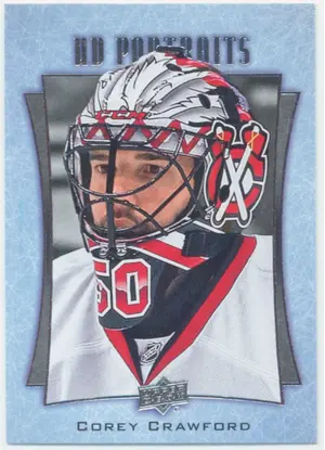 2016-17 UPPER DECK - COREY CRAWFORD #P-18 UD PORTRAITS