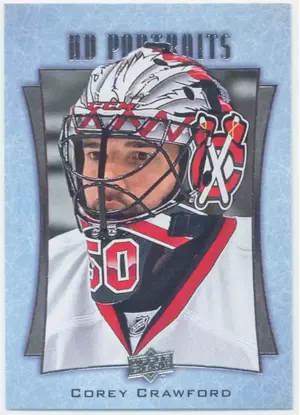 2016-17 UPPER DECK - COREY CRAWFORD #P-18 UD PORTRAITS