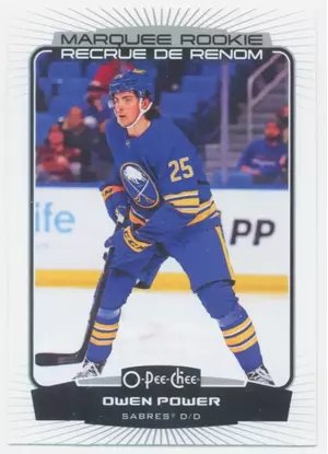 2022-23 O-Pee-Chee - Owen Power #566 Marquee Rookie