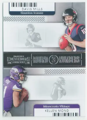 2021 Contenders Football - Kellen Mond/Davis Mills #RN-DMI Round Numbers