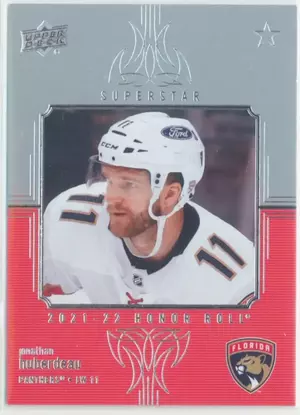 2021-22 UPPER DECK - JONATHAN HUBERDEAU #HR-45 HONOR ROLL