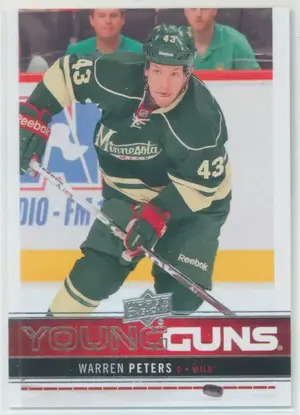 2012-13 UPPER DECK - WARREN PETERS #230 YOUNG GUNS