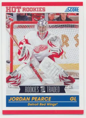 2010-11 SCORE ROOKIES & TRADED - JORDAN PEARCE #611