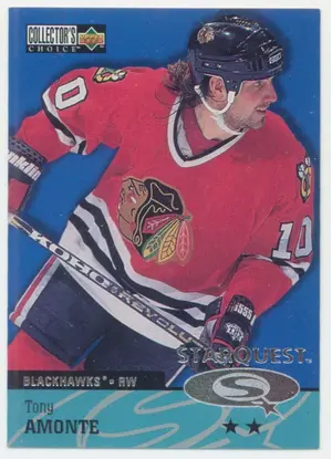 1997-98 COLLECTOR'S CHOICE - TONY AMONTE #SQ65 STARQUEST